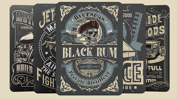 Black Rum Playing Cards