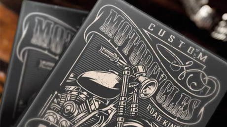Custom Motorcycles Playing Cards