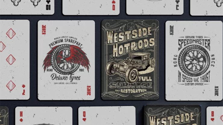 Westside Hotrods Playing Cards