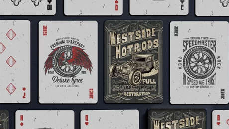 Westside Hotrods Playing Cards