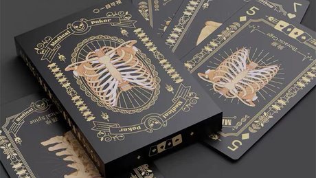 Medical Poker (Black) Playing Cards