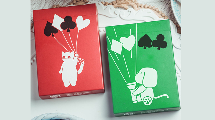 Puppy Diary - Green Limited Edition Playing Cards |