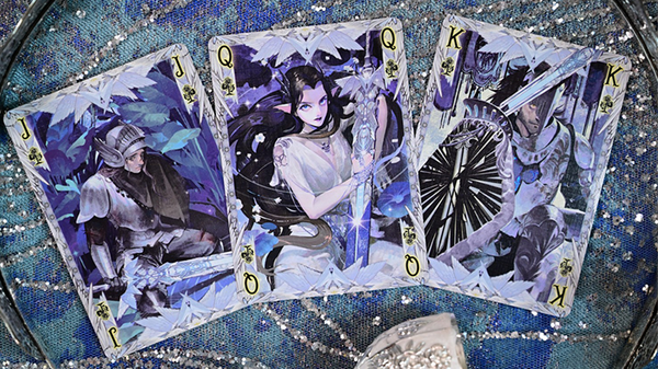 King Arthur V2 (Silver Fairyland) Playing Cards | KING STAR