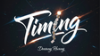 Timing | Doosung Hwang (Blue)