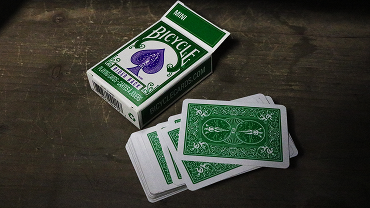 Mini Bicycle Cards (Green)