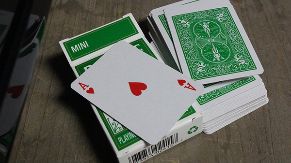Mini Bicycle Cards (Green)