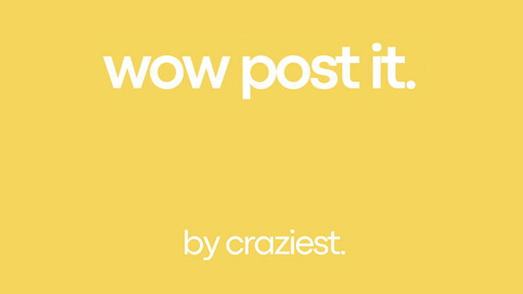 WOW Post-it | Craziest