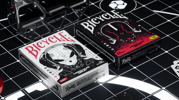 Bicycle Machine56 R-TYPE/3 White Playing Cards | RunIt Decks
