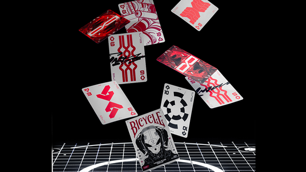 Bicycle Machine56 R-TYPE/3 White Playing Cards | RunIt Decks