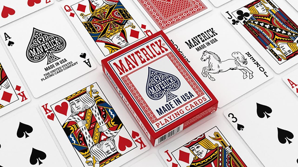 Maverick Made in the USA (Red) Playing Cards