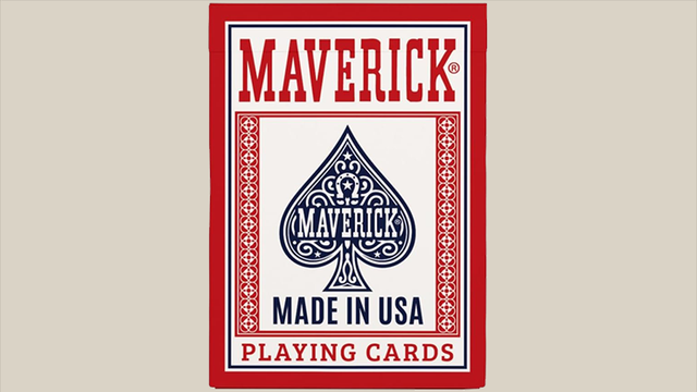 Maverick Made in the USA (Red) Playing Cards