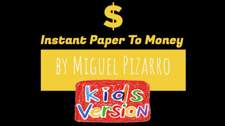 Instant Paper to Money Kid Version (Euro) | Miguel Pizarro and Crazy Jokers