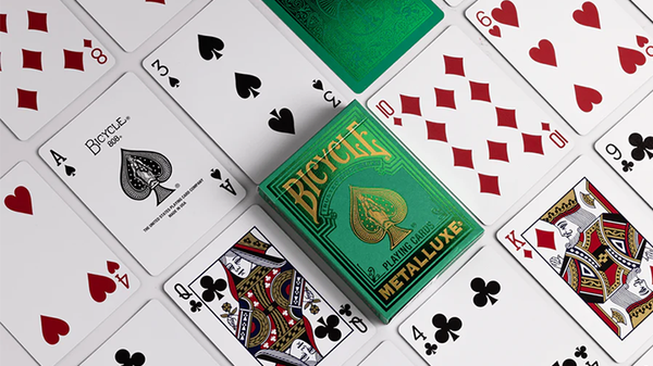 Bicycle Metalluxe Green Playing Cards | US Playing Card Co.
