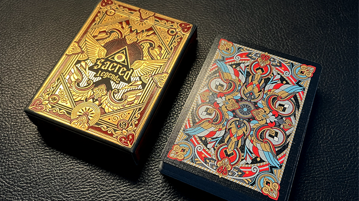 Sacred Legends Black Edition Playing Cards | HypieLab