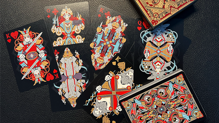 Sacred Legends Black Edition Playing Cards | HypieLab