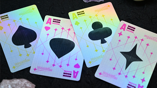 Moon (White Holo) Playing Cards