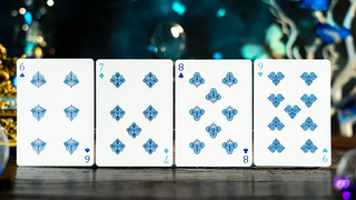 Prism Blue Morpho Playing Cards | TCC Fashion