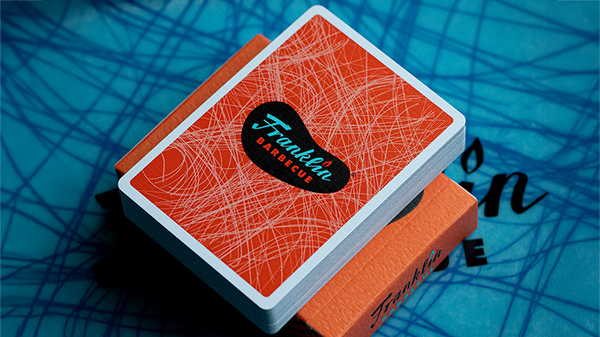 FRANKLIN BBQ CLASSIC ORANGE PLAYING CARDS