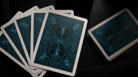 Bicycle Cool Blue Neon Rider Back Playing Cards