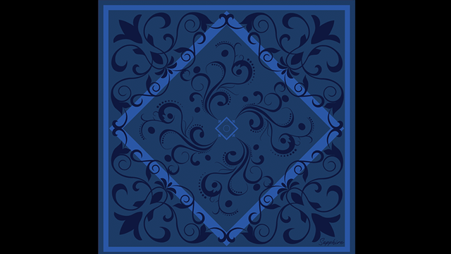 Devil's Bandana V.3 - Precious Stones Collection | Lee Alex (Sapphire Blue)