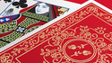 Red Roses Gold Foil Playing Cards (Fully Marked)