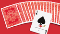 Red Roses Gold Foil Playing Cards (Fully Marked)