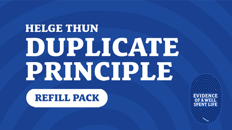 Evidence of a Well Spent Life - Duplicate Principle Cards | Helge Thun