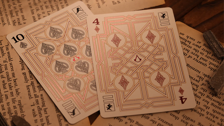 Assassin's Creed Legacy Version 2 Garnet (Hidden Blade Black) Playing Cards
