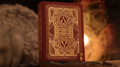 Assassin's Creed Legacy Version 2 Garnet (Hidden Blade Black) Playing Cards