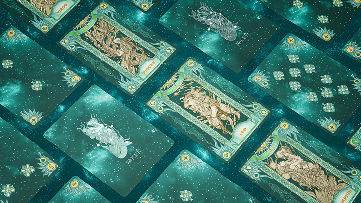 Zodiac (Aquarius) Luminous Edition Playing Cards | TCC