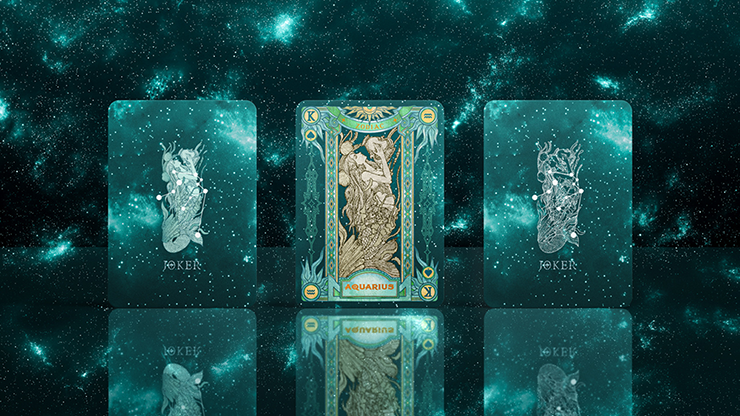 Zodiac (Aquarius) Luminous Edition Playing Cards | TCC