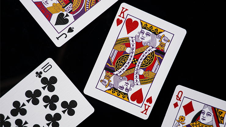 Mr. Black V1 (Red) Playing Cards