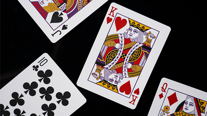 Mr. Black V1 (Red) Playing Cards