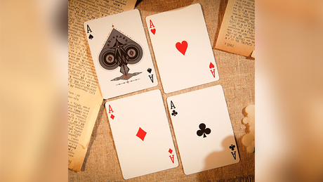 Mr. Black V2 (Red) Playing Cards