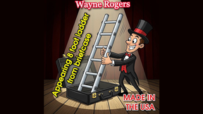 Wayne Rogers Appearing 8 Foot Ladder from Briefcase | Big Guys Magic