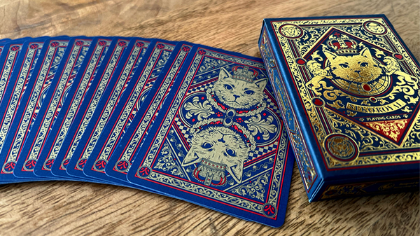 Neko Royal Blue Playing Cards