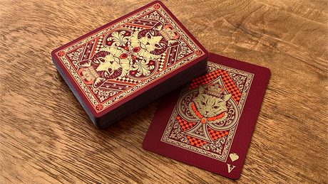 Neko Royal Red Playing Cards