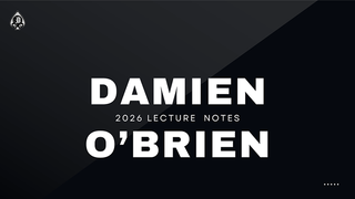 Damien's 2026 Lecture Notes - ebook