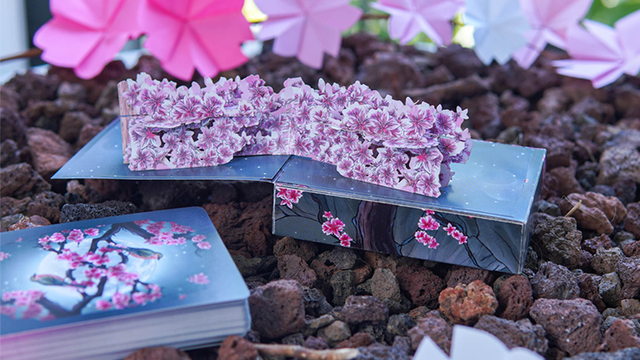 Sakura Renaissance 3D Pop-up Moonlight Edition Playing Cards