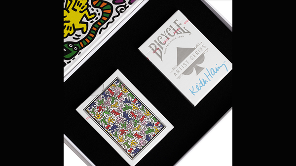Bicycle Keith Haring (Box Set Red and Blue) Playing Cars | US Playing Cards