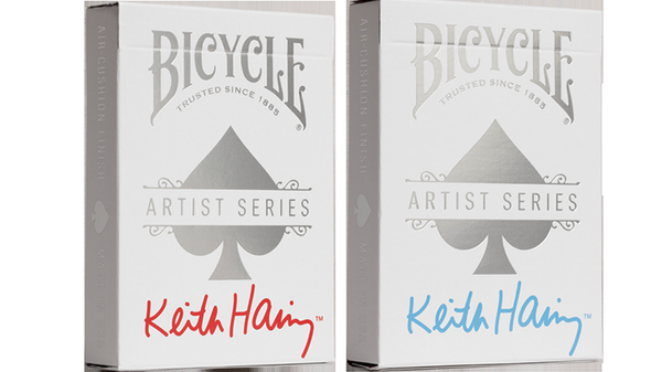 Bicycle Keith Haring (Box Set Red and Blue) Playing Cars | US Playing Cards