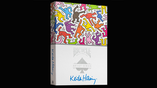 Bicycle Keith Haring (Box Set Red and Blue) Playing Cars | US Playing Cards