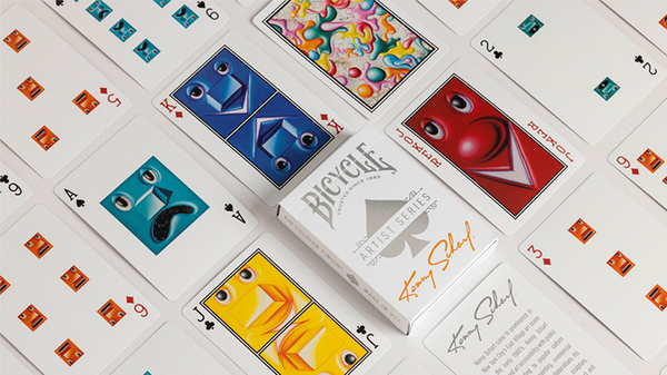 Bicycle Kenny Scharf Purple/Orange Box Set | US Playing Cards