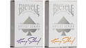 Bicycle Kenny Scharf Purple/Orange Box Set | US Playing Cards