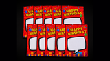 Birthday Silk Surprise REFILL (10 Silks) | PlayTime Magic DEFMA (Orange)