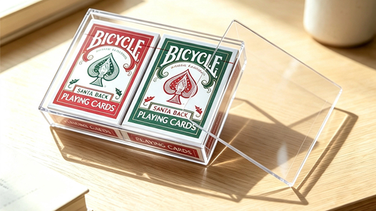 Plexiglass Card Case (2 Deck Case) | MS Magic