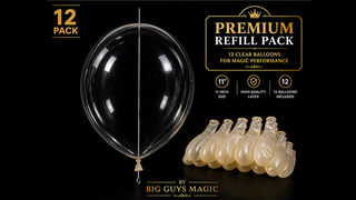 Needle Through Balloon Refill Pack (12 Count) | Big Guy's Magic