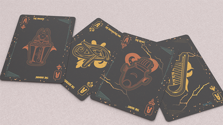 Frankenstein Series Egypt Edition (Gilded) Playing Cards