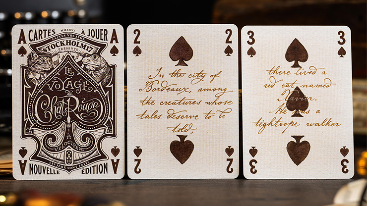 Le Voyage Du Chat Rouge Playing Cards | Stockholm17
