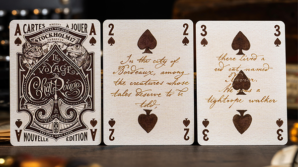 Le Voyage Du Chat Rouge Playing Cards | Stockholm17